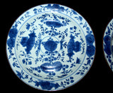 A pair of blue and white porcelain dishes. - asianartlondon