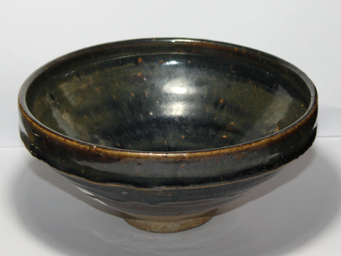 A splashed Shanxi Cizhou type bowl. Jin Dynasty.
